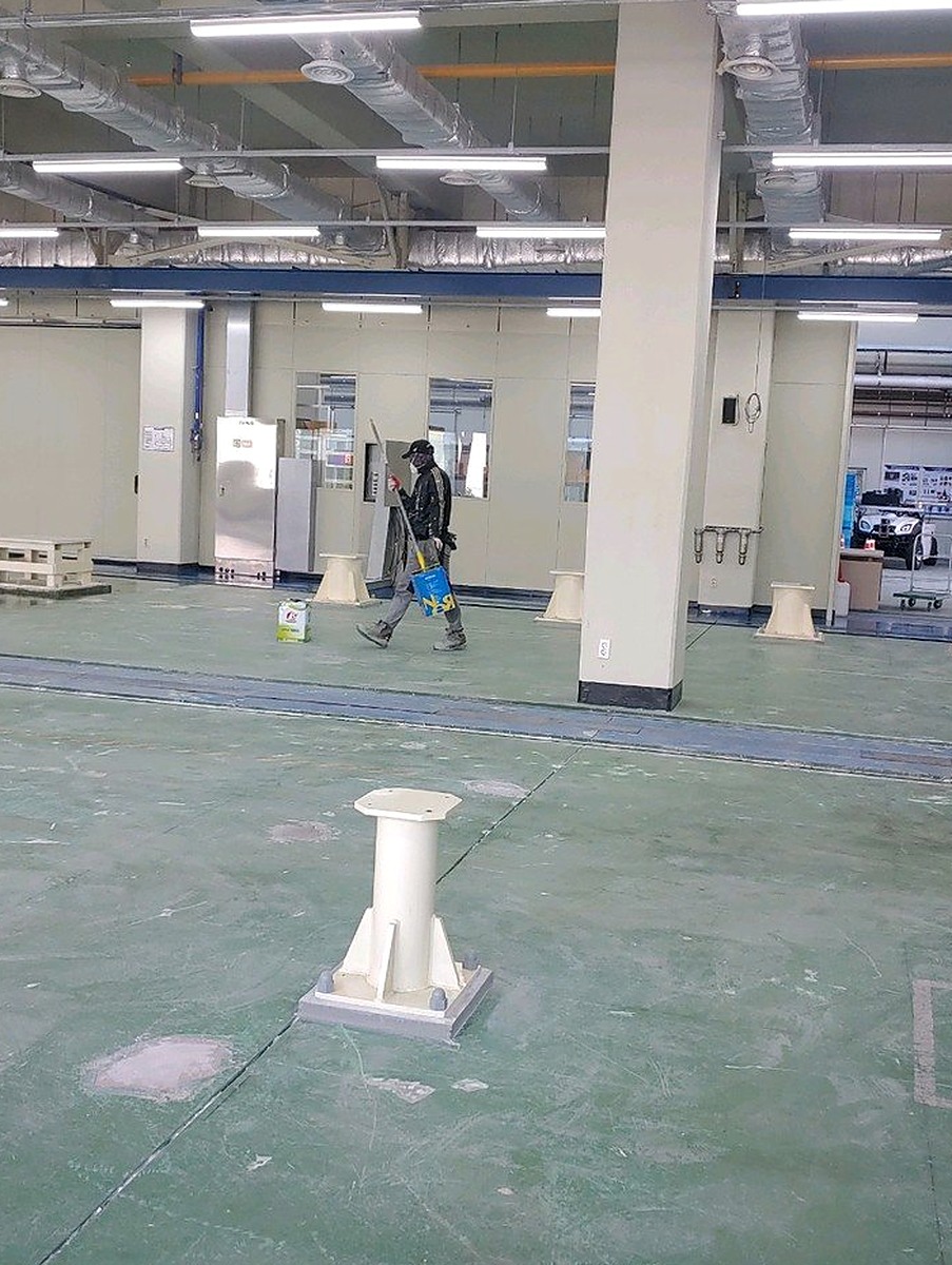 김제 바닥 에폭시 - 체육관 바닥 도장